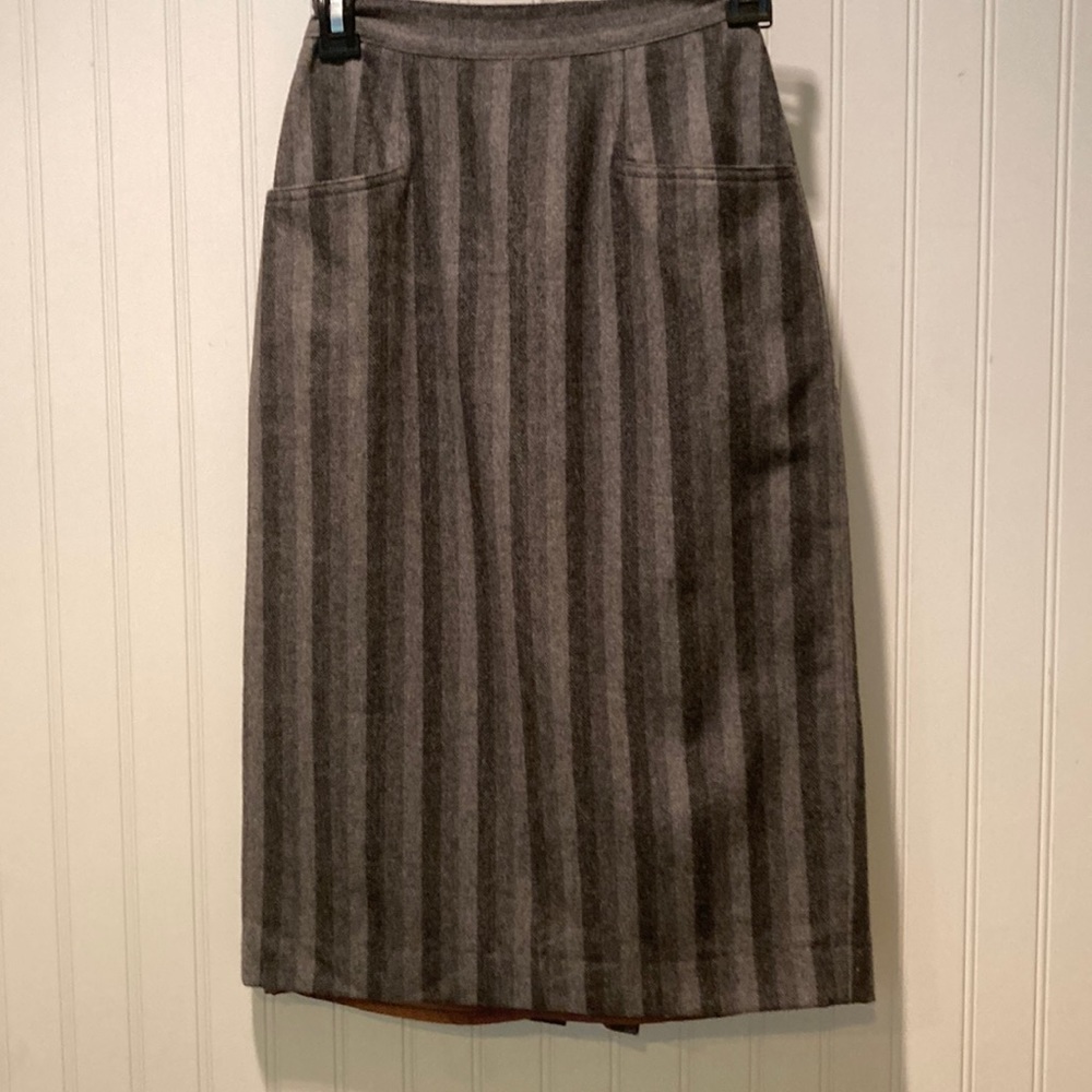Oscar de la Renta Vintage Wool Pencil Skirt Size 3